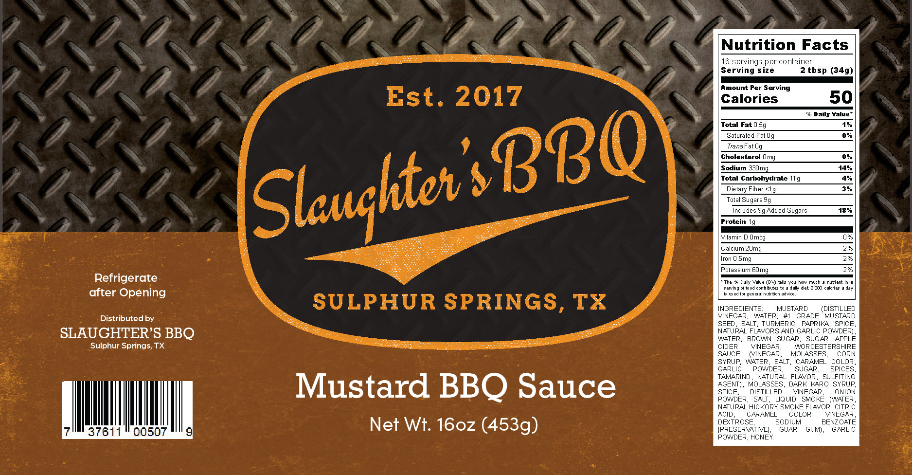 Mustard BBQ Sauce